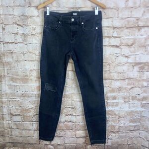 Paige Verdugo Ankle Jeans in Night Owl Destructed Size 29